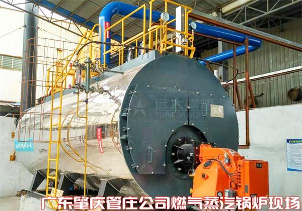 廣東建材廠南珠管樁6噸燃氣鍋爐